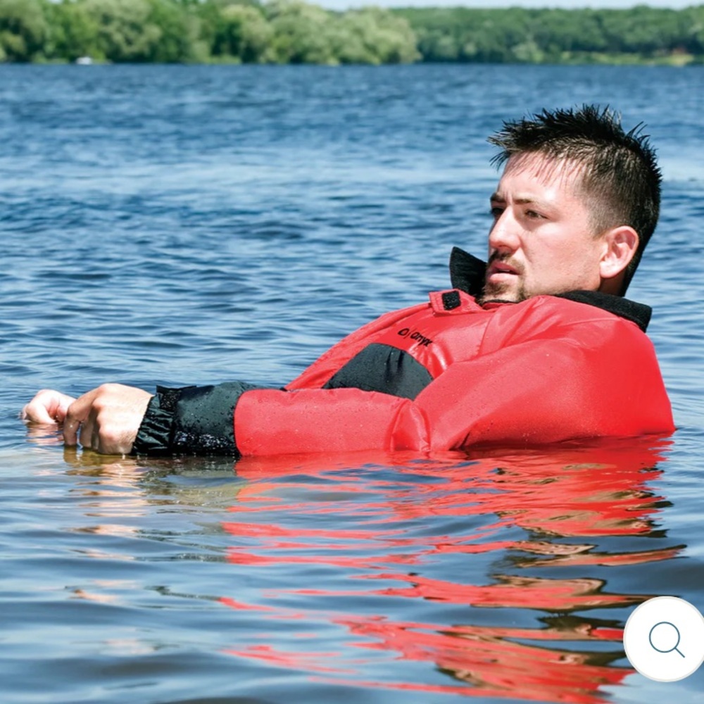 Onyx Men’s Black and Red Floatation Jacket